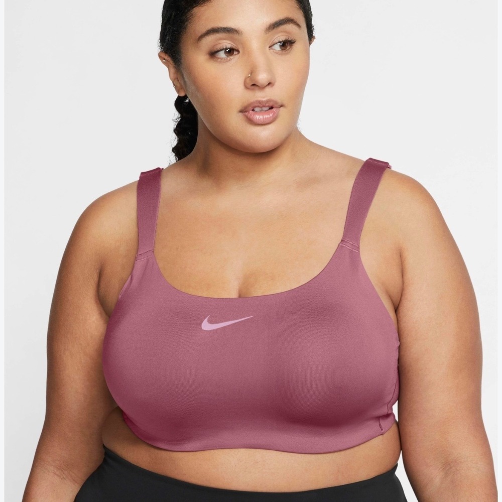 Nike Bold High Support Underwire Sports Bra Gymwear Desert Berry 40DD